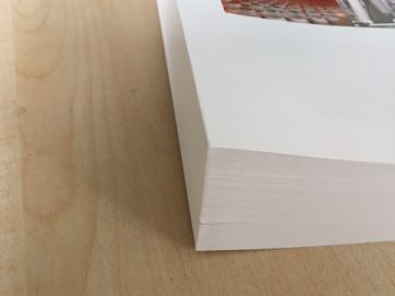 のり綴じ製本の外観